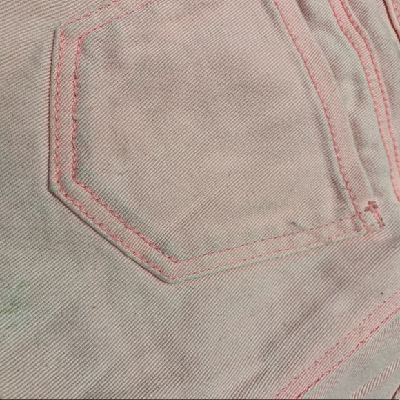 ☀️ 4/$25 REFUGE | Pastel Pink Jean Shorts - Picture 4 of 5
